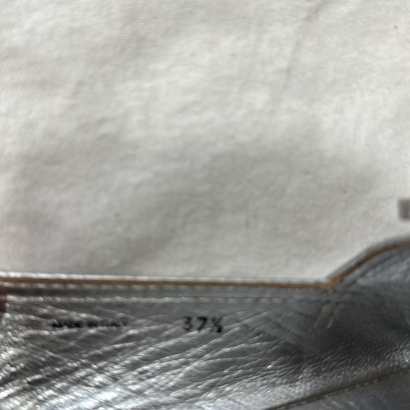 Prada bow logo leather loafer flat espadrilles 37,5 - Picture 7 of 8